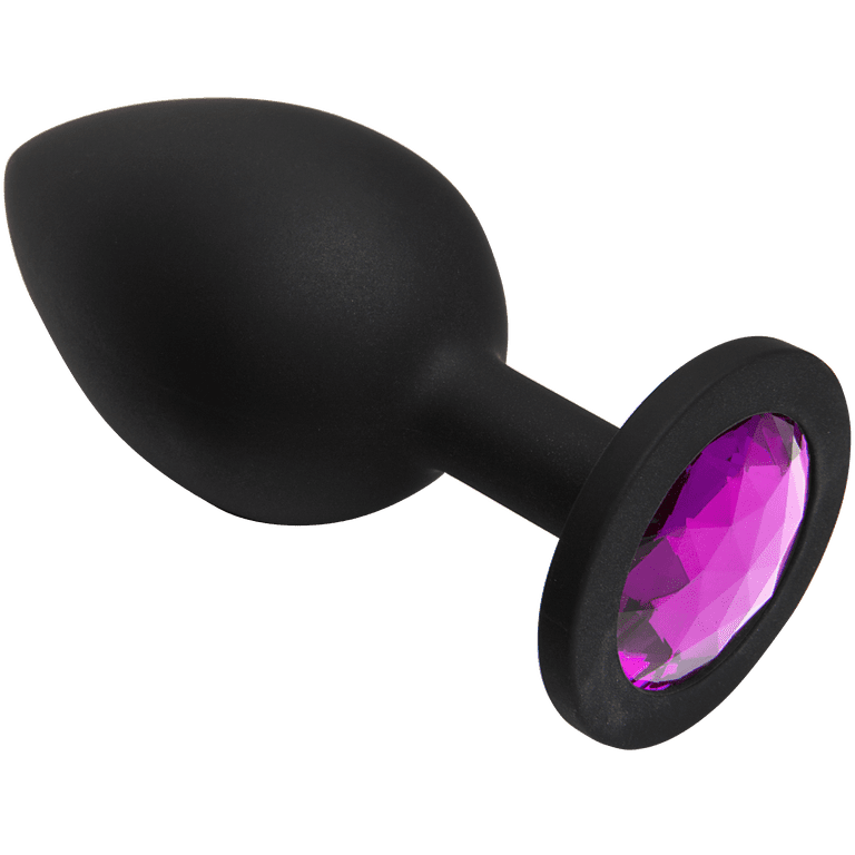 Booty Bling Large Butt Plug Black Pink Stone - Walmart.com