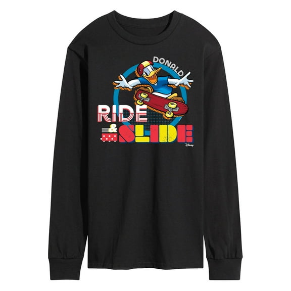 Disney - Standard Sports - Ride & Slide with Donald - Men's Long Sleeve T-Shirt