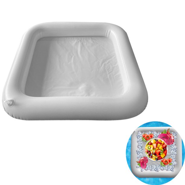 Inflatable Serving Bar, Buffet Cooler with Drain Plug Salad Picnic