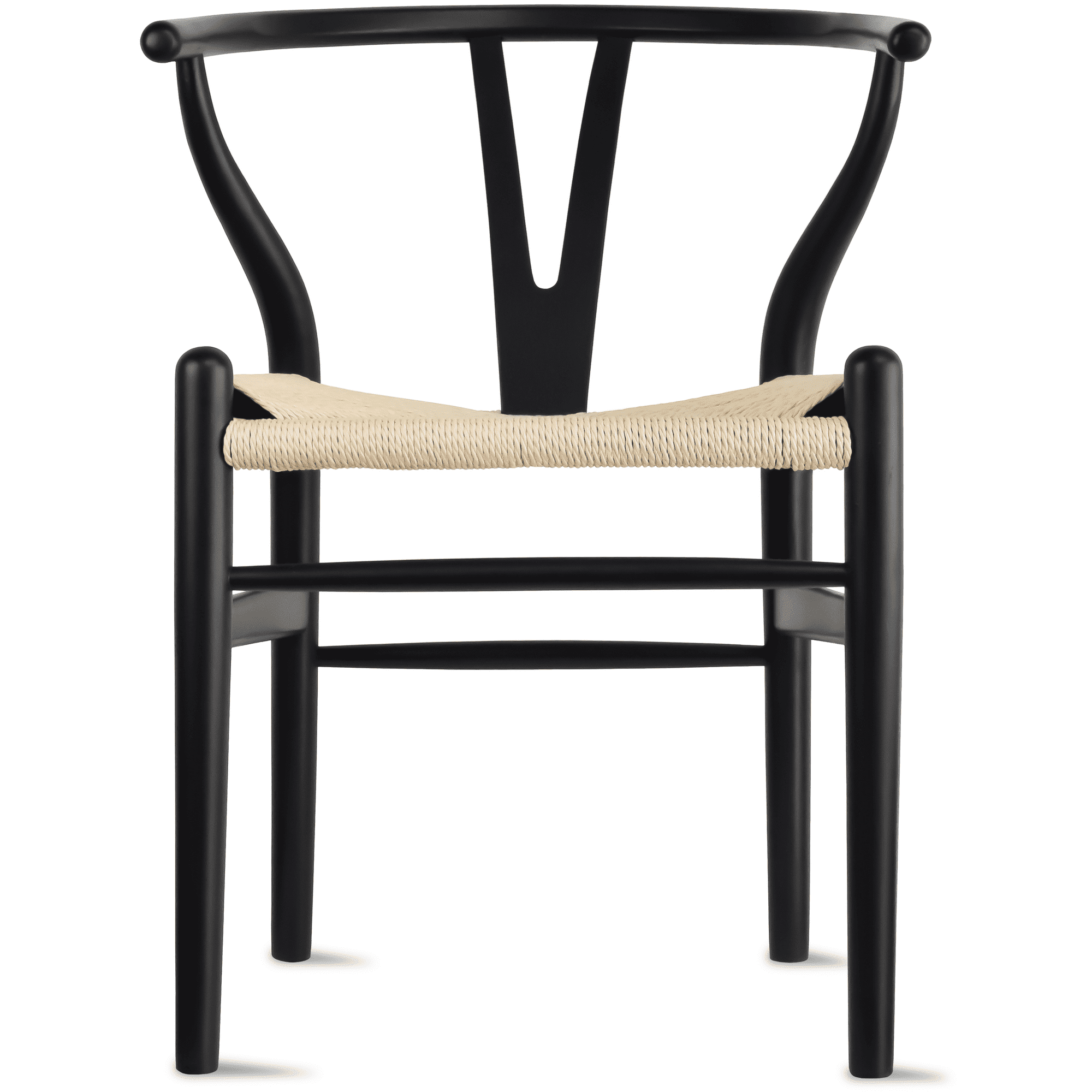 Homelala Wishbone Solid Wooden Dining Chair with Woven Papercord Seat