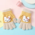 thumbnail image 2 of Coerni Comfortable Mittens for 3-6 Years Toddler Kid's Winter Gloves Children Stretchy Warm Gloves Boys Or Girls Knit Gloves, 2 of 4