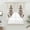 Light Brown, variant on Nautical Anchor Swag Valances for Windows 2 Pack, Kitchen Window Curtains 36 Inch Length, Vintage Navy Blue Wooden Boards Country Privacy Swag Curtains for Living Room/Bathroom 36"x36"