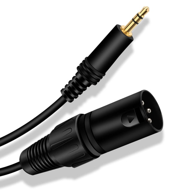 Eeekit 3 5mm To Xlr Audio Cable 3 Pin Female To Male Male To Male Cable Walmart Com Walmart Com