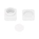 thumbnail image 2 of Ofertas Únicas 1 Pc Caja de Crema Cuadrada Doble Capa Portátil para Viajes, Campamentos, Exteriores, Gimnasio 10g-Blanco, 2 of 6