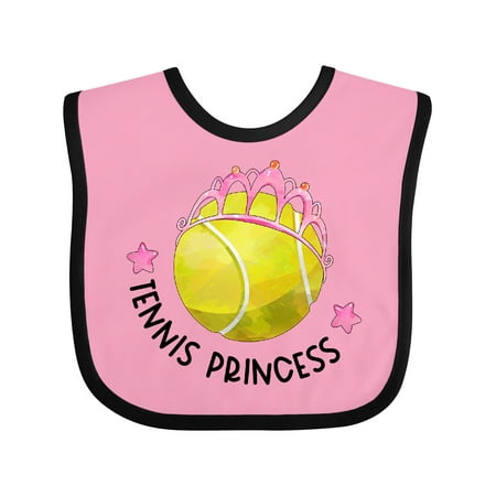 

Inktastic Tennis Princess- Tiara Girls Baby Bib