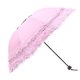 thumbnail image 5 of Monstrate Paraguas de sol Color sólido Lindo Exquisito Reemplazo europeo Portátil Impermeable Niñas Señoras Paraguas de viaje Rosa Rosa 2Conjunto, 5 of 6