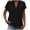 41Black199, variant on WERYOUNG Casual Button Down T Shirt For Women Short Sleeve Linen Tee Loose Fit Tunic T-Shirts Home Lounging Trendy Top M