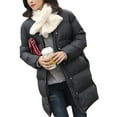 thumbnail image 5 of Winter Faux Fur Warm Furry Pull Through Scarf Neck Warmer Cross Loophole Collar, 5 of 19