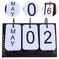 thumbnail image 3 of Home Decor Vintage Decor Metal Desk Calendar Iron Desktop Perpetual Calendar Vintage Monthly Weekly Year Planner Standing, 3 of 5