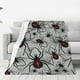thumbnail image 1 of Balery Spiders Manta de Felpa Suave y Acogedora – Cobija de Franela Aterciopelada para Cama, Lavable y Cálida para Sofá, Mascotas, Transpirable-50"x40", 1 of 7