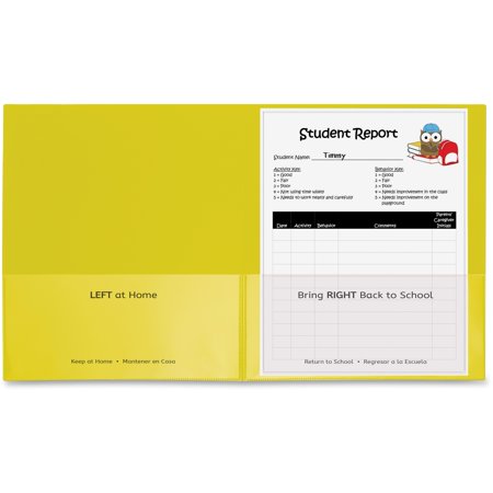 UPC: 0038944320069 | C-Line Classroom Connector School-To-Home Folders  Yellow  Box of 25