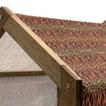 thumbnail image 4 of African Pet House, Leopard and Cheetah Skin Savannah Pattern Savannah Fauna Timeless Art, Outdoor & Indoor Portable Dog Kennel with Pillow and Cover, 5 Sizes, Orange Amber and Sepia, by Ambesonne, 4 of 4