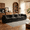 Dark Gray, variant on QUNTTINA 152.8" 4-Seater Modular Sectional Sofa, Chenille Fabric Reversible Couch with Double Layer Plush Cushions, Ergonomic Support Pillows Tool-Free Assembly Modern Living Room Furniture