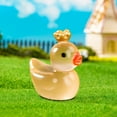 thumbnail image 5 of Glowing in the Dark Duckling Doll - Mini Moss Fish Tank Decoration, Resin Ornament for Aquarium, Fairy Garden, Tabletop Decor - 2x1.7cm Small Decorative Accessory - Safe for Kids 3+, 5 of 5