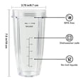 thumbnail image 2 of Vasos batidores GahSelec para batidora Ninja de 700 ml (2 unidades), 2 of 7