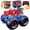 Red, variant on 95272FUNN RC Monster Trucks RC Car for Boys, 360° Rotating Remote Control Cars with Spray, Light & Sound, 2.4 GHz All Terrain Trucks Dinosaur Toys Christmas Birthday Gifts for Kids 3+(blue)