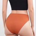 thumbnail image 3 of TYGHBN Women Seamless Breathable Pants Pants Briefs Briefs Mid Waists High Briefs Women's Exotic Underwear Lane Swim 14 Underwear Women High Waist Ladies No Show Underwear Granny Panties for Women, 3 of 4