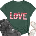 thumbnail image 6 of Vetsdori Short Sleeve Shirts for Women Graphic Gifts for Her Pullover Young Adult Cotton,Summer Casual Blouse Valentines Cute Juniors Tops Workout, 6 of 8