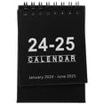 thumbnail image 1 of Mini calendario de escritorio 2024,01-2025,06, calendario de escritorio pequeño portátil, calendarios mensuales de año académico con tapa de pie para planificación, 1 of 5