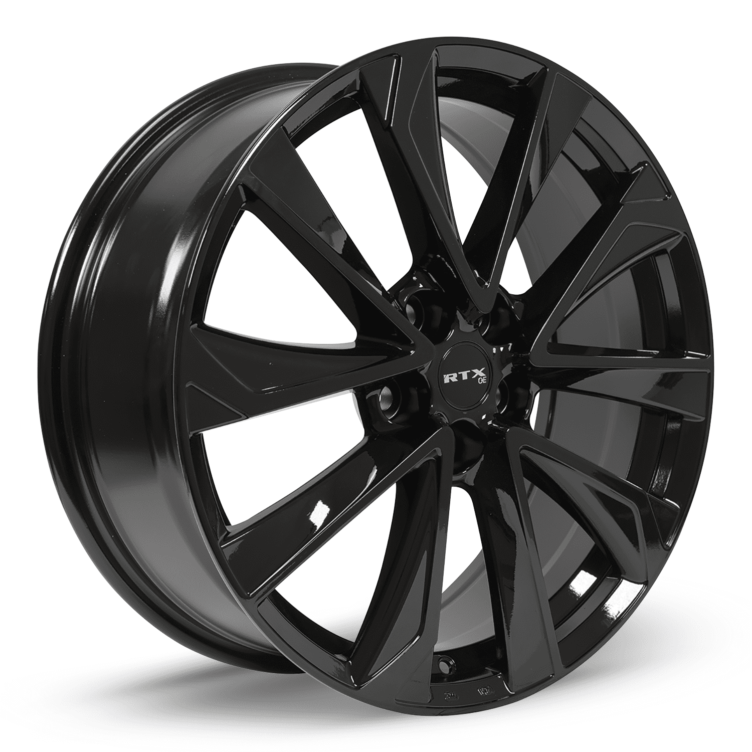 RTX Noda 19x7.5 5x114.3 ET40 CB60.1 Gloss Black Wheel