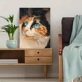 thumbnail image 5 of Calico Cat Portrait Canvas Print Wall Art for Living Room Bedroom Office Cafe Study Decor, 5 of 8