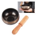 thumbnail image 3 of Singing Bowl Set, Glossy Finish 8cm Diameter Lightweight Buddha Song Bowl  For Spiritual Healing, 3 of 7