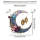 thumbnail image 3 of Flores 2D colgantes planos para puertas, decoraciones de pared, adornos navideños, 3 of 6