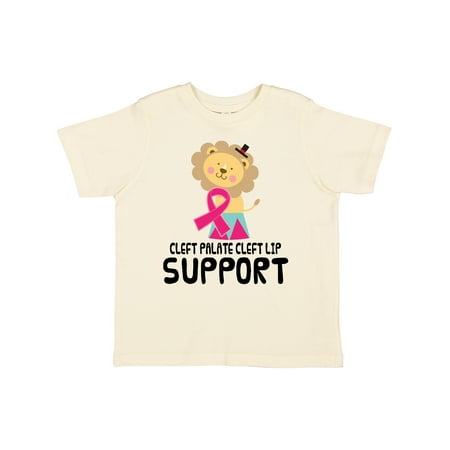 

Inktastic Cleft Palate Cleft Lip Support Lion Boys or Girls Toddler T-Shirt