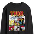 thumbnail image 3 of Marvel Thor - Comic Book Grid - Men's Long Sleeve Graphic T-Shirt, 3 of 5