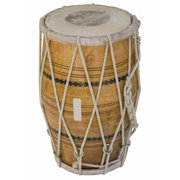 Naad Musical Rope Dholak/Dholki Folk Traditional Musical Instrument With Cover 2023 - Natural
