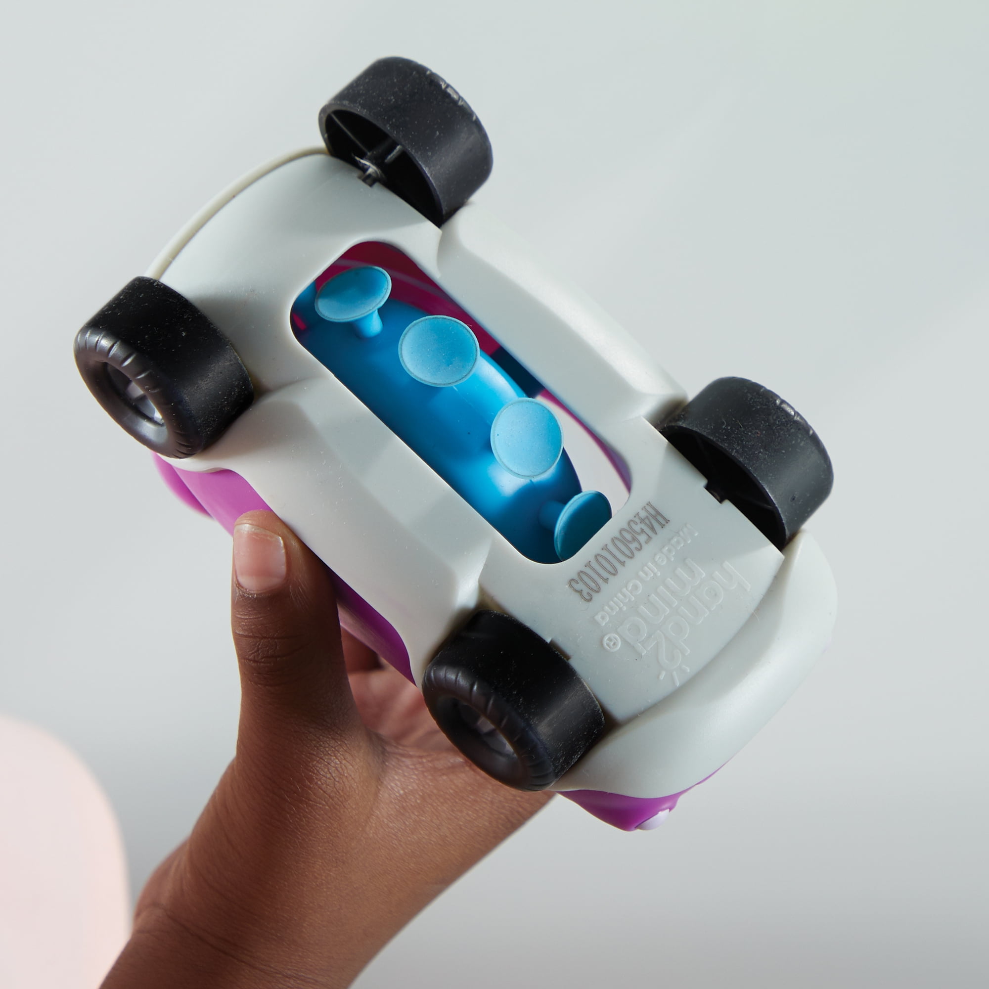 hand2mind Popping Fidget Cars, Tactile Sensory Fidget Toys, Toy Cars for Toddlers, Suction Cup Toys