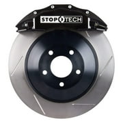 StopTech Chrysler 300C Front Touring 1-Piece BBK w/ Black ST-60 Calipers Slotted Rotor - 82.243.6100.51 Fits select: 2012-2016 DODGE CHARGER, 2012-2016 DODGE CHALLENGER