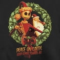 thumbnail image 2 of Men's The Nightmare Before Christmas Christmas Jack Peace on Earth Good Scares Towards All Sweatshirt Black Large, 2 of 4