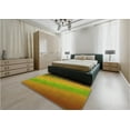 thumbnail image 5 of Ahgly Company Machine Washable Indoor Square Transitional Green Area Rugs, 3' Square, 5 of 7