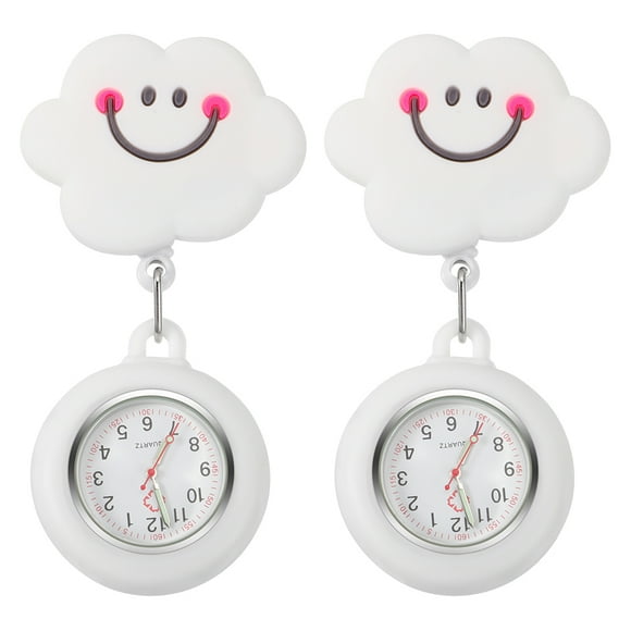 2pcs Retractable Pocket Watches Hanging Pocket Watches Hanging Chest Watches