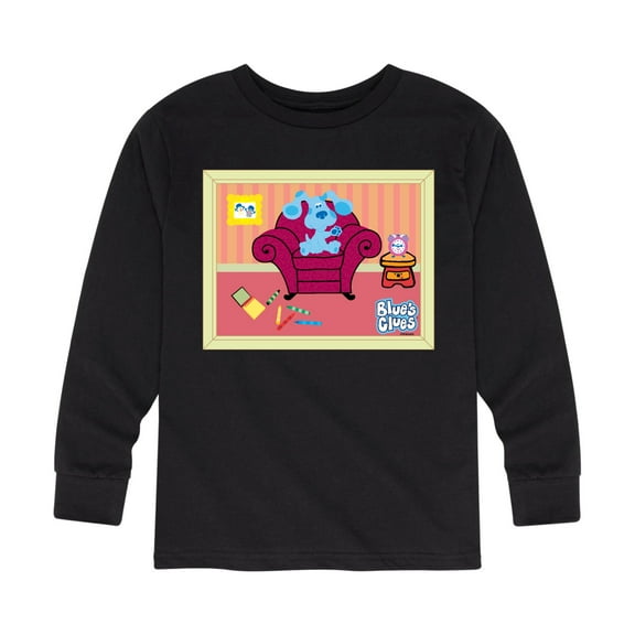Blue Clues & You! - Blue Polaroid - Toddler And Youth Long Sleeve Graphic T-Shirt