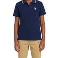 thumbnail image 3 of U.S. Polo Assn. Boys Short Sleeve Johnny Collar Shirt, Sizes 4-18, 3 of 3