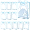 thumbnail image 1 of Bolsas de regalo Sel de plástico transparente natural, 12 unidades con asas, 18 x 26 x 8 cm, 1 of 6