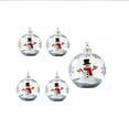 thumbnail image 2 of Steadline 8cm Acrylic Christmas Tree Ornament Set with Flat Design Holiday Decorations for Xmas Tree Wreath and Home Decor Shatterproof and Lightweight Festive Hanging Pendants, 2 of 8