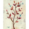 thumbnail image 2 of Prahl, Courtney 15x18 White Modern Wood Framed Museum Art Print Titled - Red Leaf Tree no Border, 2 of 4