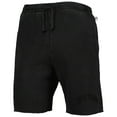thumbnail image 2 of Men's Mitchell & Ness Black New York Knicks French Terry Tonal Fleece Shorts, 2 of 4
