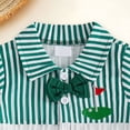 thumbnail image 7 of Povozer Short Sleeve Bodysuit Baby Clothes Boy Boys Fashion Cotton Long-Sleeve Bodysuits Infant Boy Bodysuits,Size 0-3 Months,Dark Green, 7 of 7