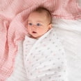 thumbnail image 6 of aden + anais Essentials, Cotton Muslin Swaddle Blanket, Doll, Girls, Infants, 4-Pack, 6 of 10