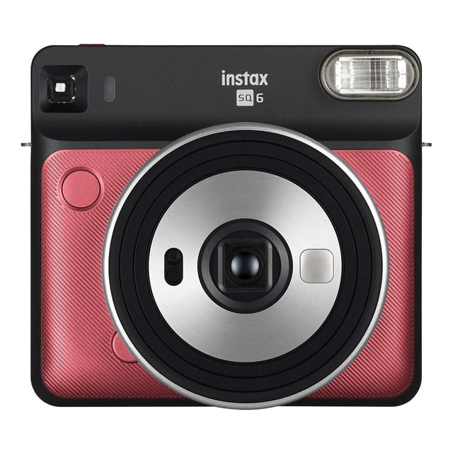 Cámara instax Square SQ6 rojo rubí con control de exposición