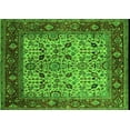 thumbnail image 1 of Ahgly Company Indoor Rectangle Oriental Green Industrial Area Rugs, 6' x 9', 1 of 4