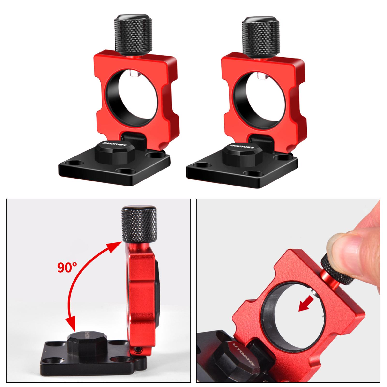 Universal Aluminum Alloy Beach Fishing Chair Umbrella Holder Fixed Clip Bracket Red - image 4 of 8