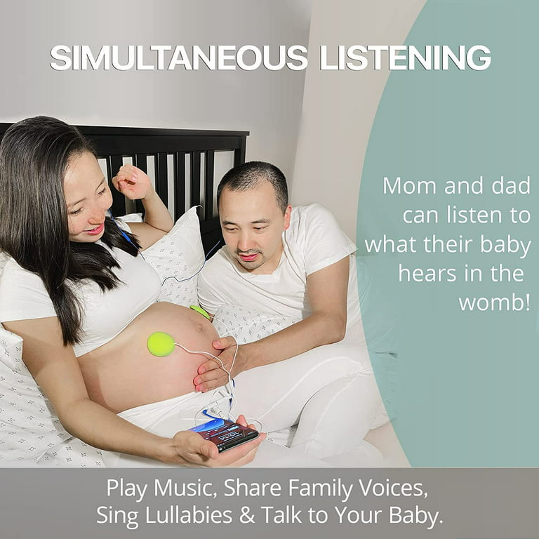  Headphones Music Headphones Belly Baby Pregnancy, Headphone  Pregnancy Headphones Belly Speaker Play Music Voice Story for Baby in The  Womb Pregnancy Gift : Baby