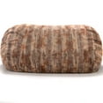 thumbnail image 1 of Jaxx Pouf Poire Sofa Saxx Fauteuil Poire, 4 Pieds - Fourrure Premium Luxe - Renard Roux, 1 of 7