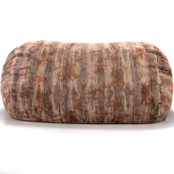 Jaxx Pouf Poire Sofa Saxx Fauteuil Poire, 4 Pieds - Fourrure Premium Luxe - Renard Roux