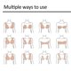thumbnail image 4 of Cinta invisible para levantamiento de senos Calcomanías para el pecho transpirables de grado médico para mujeres Ndcxsfigh  Cuidado Belleza, 4 of 6